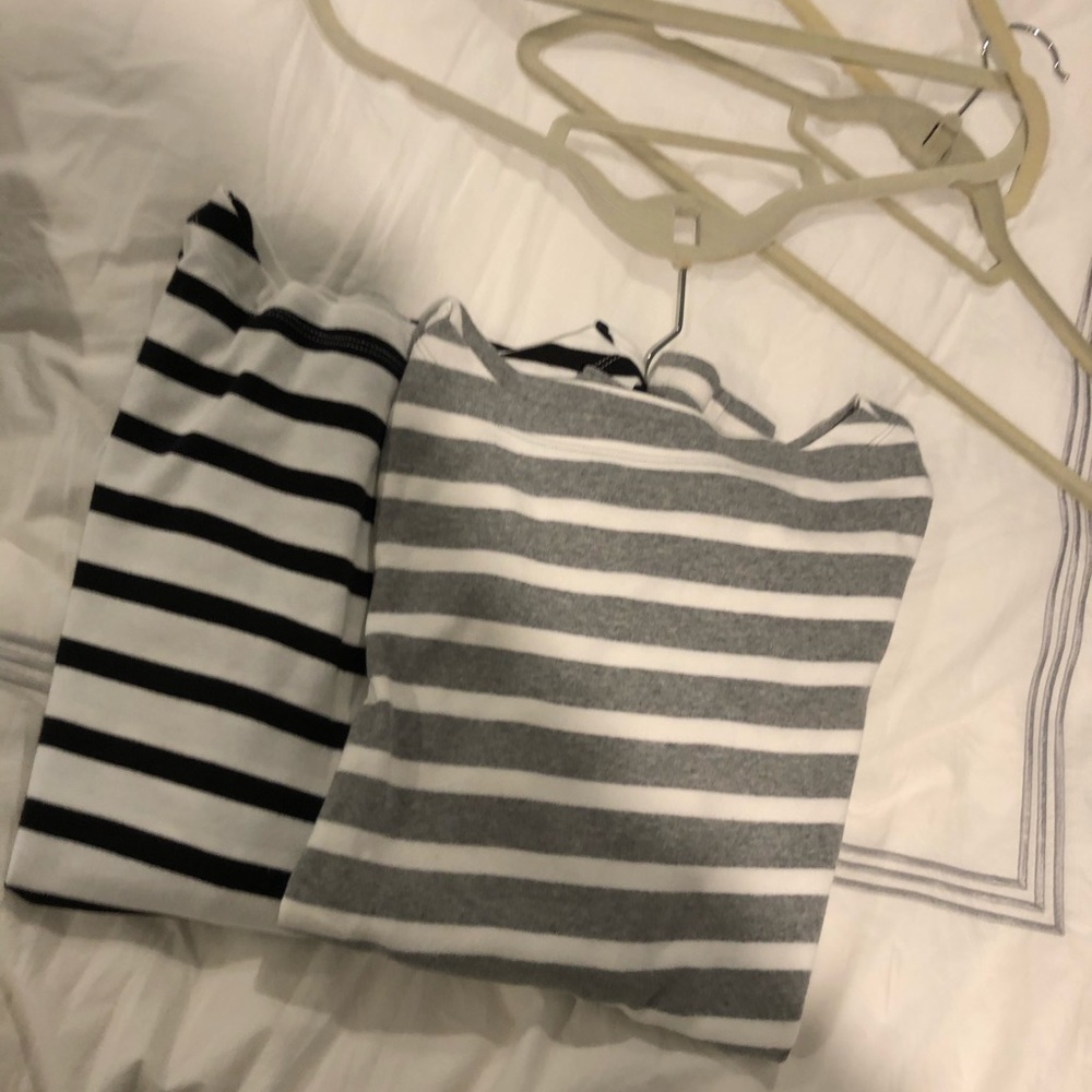 Two stripe tshirts
